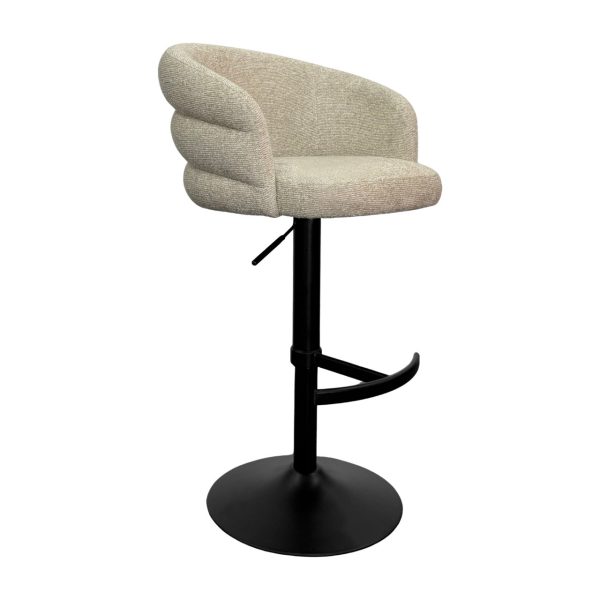 Barstoel Nikki biscotti swivel fire retardant Richmond Interiors
