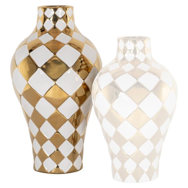 Vaas Zilla white large Richmond Interiors - Afbeelding 2