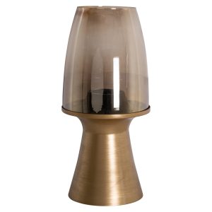 Windlicht Danea brushed gold large Richmond Interiors