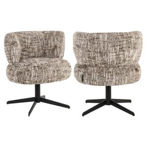 Eetkamerstoel Alexis brown omara swivel Richmond Interiors