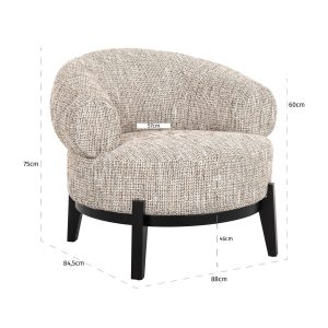 Lounge stoel Montana customized fire retardant Richmond Interiors