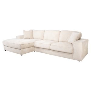 Bank Santos niagara beige 2,5-seater + lounge left Richmond Interiors