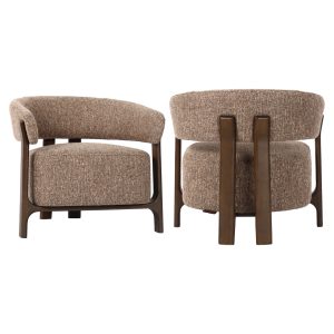 Lounge stoel Dalara brown tweed Richmond Interiors