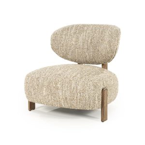 Fauteuil Reza bruin - beige Bay Eleonora