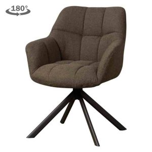 Alba Armstoel - Alpine dark brown 18 (draaibaar) Tower Living