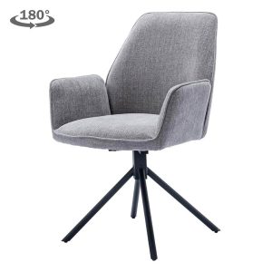 Amaro Armstoel - fabric Nature 452 Blue grey (draaibaar) Tower Living
