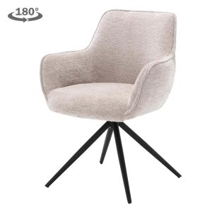 Fondo Armstoel - fabric Mona 110 Sand (draaibaar) Tower Living
