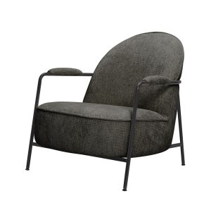 Amelia Fauteuil - fabric Haga 16 charcoal Tower Living