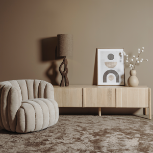 Amalfi TV-meubel white wash 180 cm Tower Living