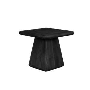 Asti Bijzettafel vierkant zwart 60 cm Tower Living