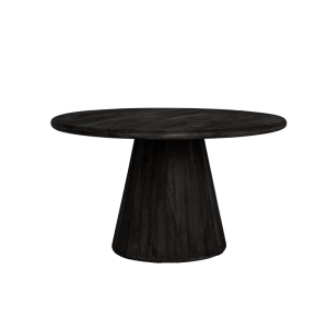 Asti Eetkamertafel rond zwart 130 cm Tower Living