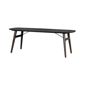 Aura Eetkamertafel espresso deens ovaal 160 cm Tower Living