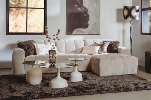 Austin 2 5-AL + Chaise R - Haga 30 beige Tower Living