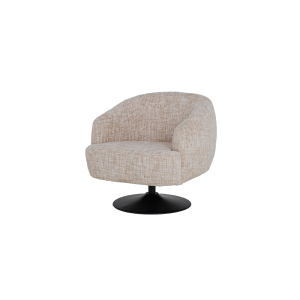 Barga Fauteuil - fabric TED 24 off white (draaibaar) Tower Living