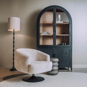 Barga Fauteuil - fabric TED 24 off white (draaibaar) Tower Living