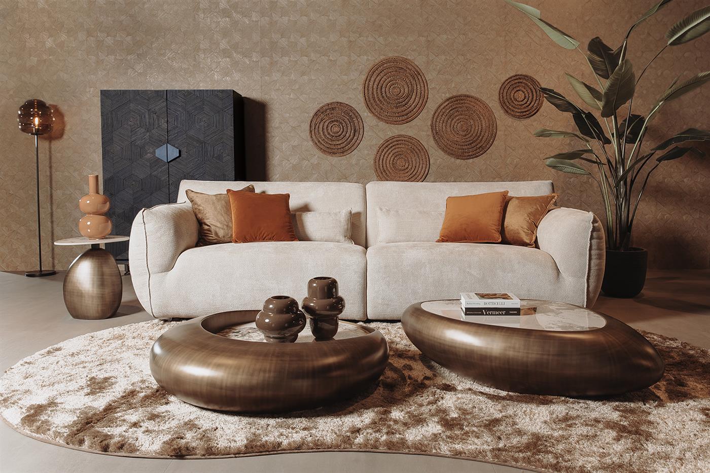 Aberdeen 4-seater - fabric Eden 3 cream Tower Living - Afbeelding 2