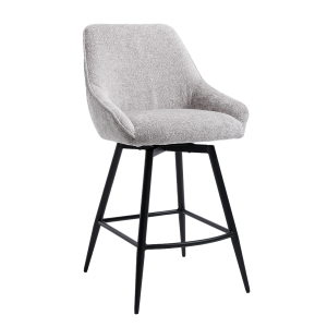 Trino Barstoel - fabric Trenza 08 oyster (draaibaar) Tower Living