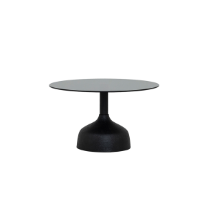 Elba Salontafel glas zwart rond 70 cm Tower Living