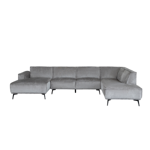 Leeds Chaise L - 2 5 - Ottoman R - Touch 27 Light grey Tower Living