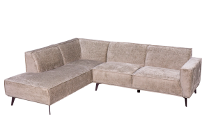 Leeds 2 5-AR + Ottoman L - Touch 04 Taupe Tower Living