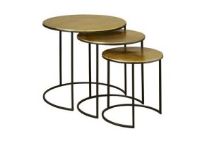 Renew Iron Bijzettafel set vanaf 42 cm Tower Living