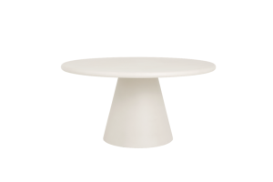 Mello Eetkamertafel rond wit 130 cm Tower Living