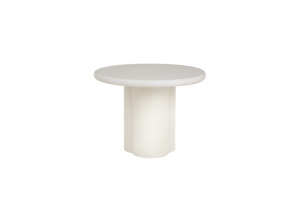 Melzo Bijzettafel rond wit 60 cm Tower Living