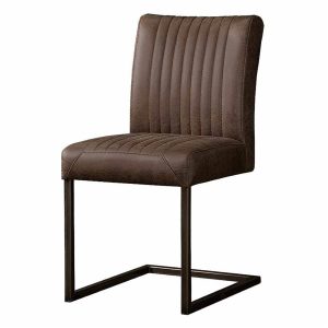 Ferro Stoel - fabric Savannah dark brown Tower Living