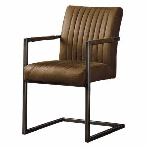 Ferro Armstoel - fabric Savannah light brown Tower Living
