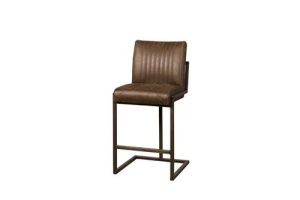 Ferro Barstoel - fabric Savannah dark brown Tower Living