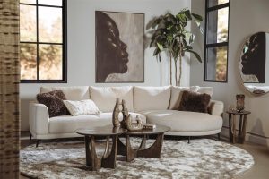 Prescot 2 5-AL + Chaise R - Sahara 120 sand Tower Living