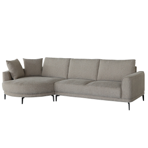 Prescot 2 5-AR + Chaise L - Sahara 400 espresso Tower Living