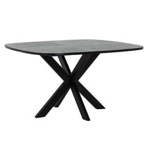 Silvi Eetkamertafel zwart 130 cm Tower Living