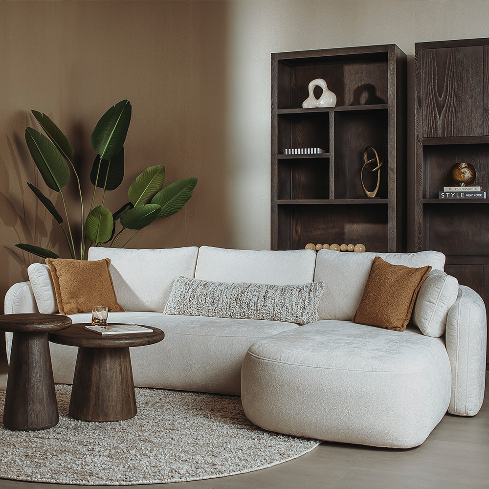 Asti Bijzettafel rond bruin 40 cm Tower Living - Afbeelding 2