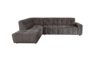 Memphis 3-AR + Ottoman L - Haga 16 charcoal Tower Living