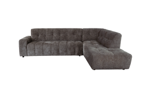 Memphis 3-AL + Ottoman R - Haga 16 charcoal Tower Living