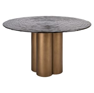 Eettafel Glastonburry gold antique 135Ø Richmond Interiors