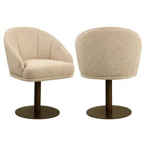 Eetkamerstoel Beverly natural fancy swivel Richmond Interiors