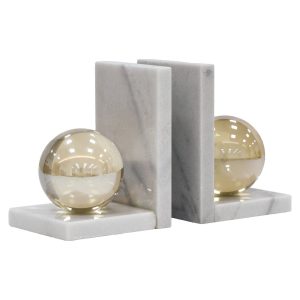 Boekenstandaards Lulu white Richmond Interiors