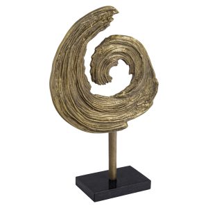Decoratief object Swirl brass antique Richmond Interiors