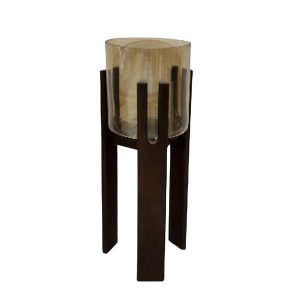 Windlicht Reese walnut large Richmond Interiors