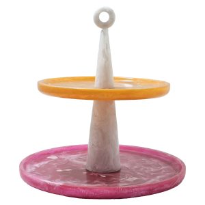 Taartplateau Posy pink/orange Richmond Interiors