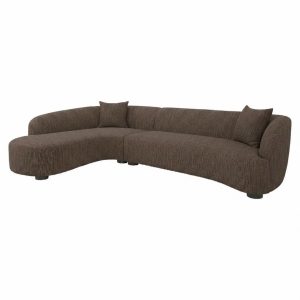 Bank Pandora brown chunky lounge left Richmond Interiors