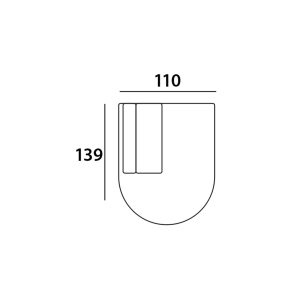 Bank Bolica cayenne ecru ottoman left Richmond Interiors