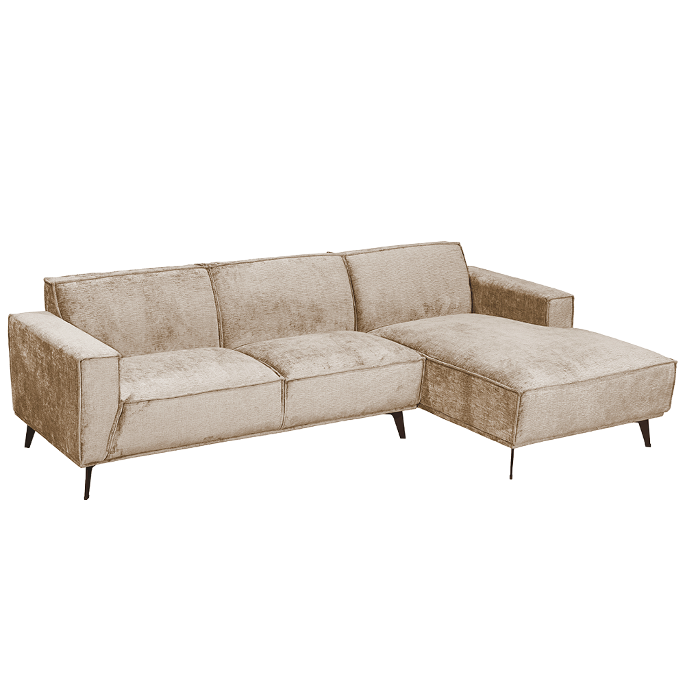 Leeds 2 5-AL + Chaise R - Touch 102 Beige Tower Living - Afbeelding 2