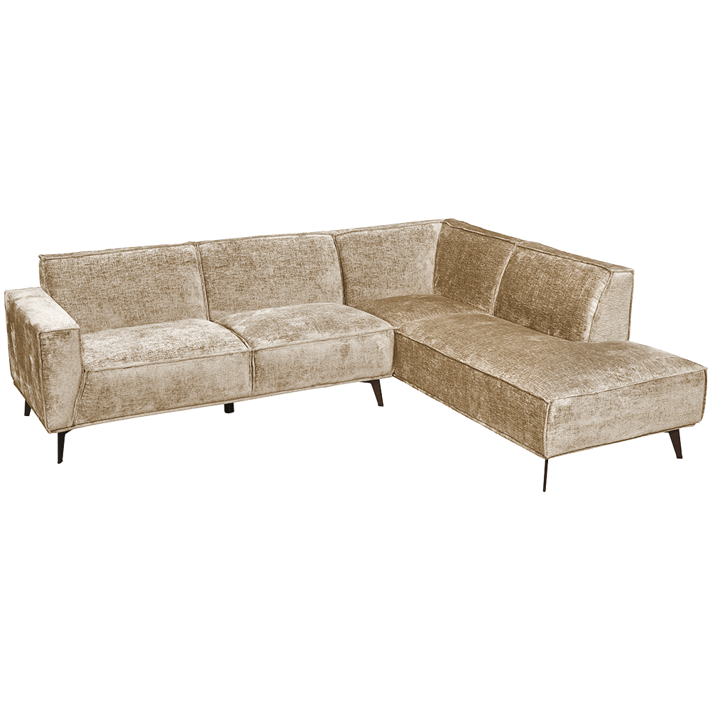 Leeds 2 5-AL + Ottoman R - Touch 102 Beige Tower Living - Afbeelding 2