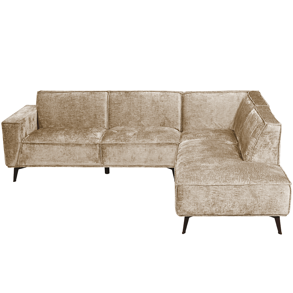 Leeds 2 5-AL + Ottoman R - Touch 102 Beige Tower Living - Afbeelding 3