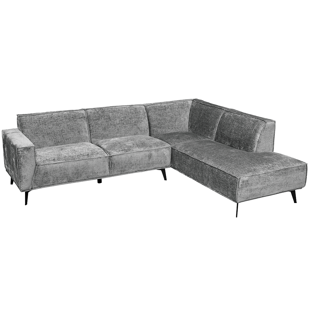 Leeds 2 5-AL + Ottoman R - Touch 27 Light grey Tower Living - Afbeelding 2