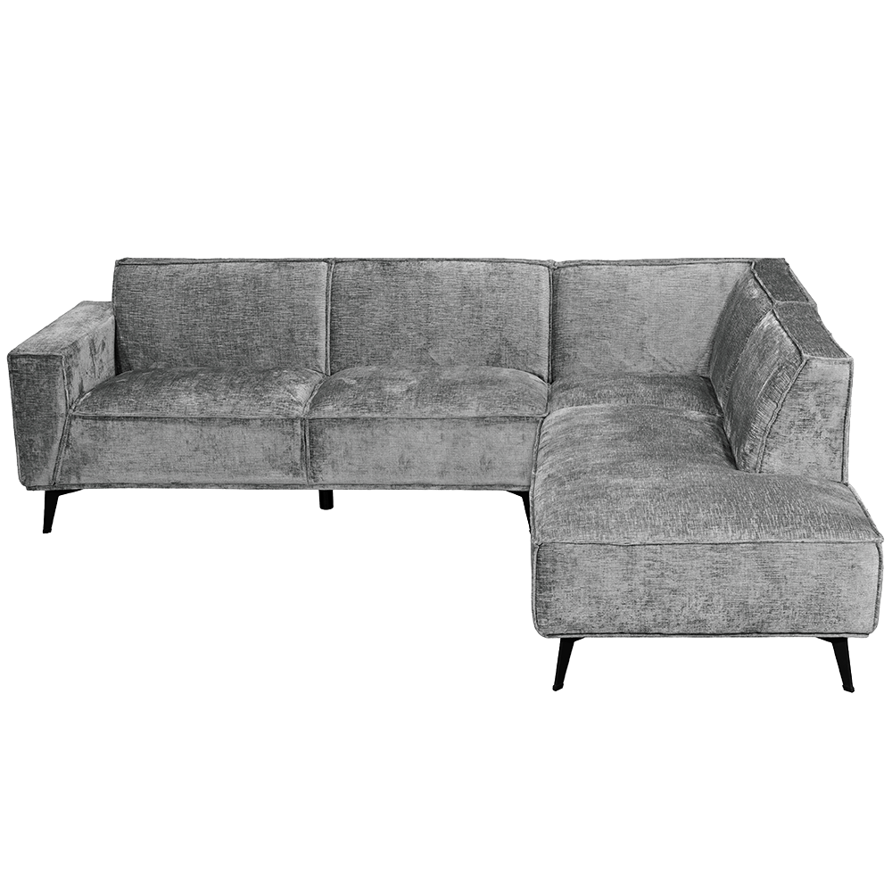 Leeds 2 5-AL + Ottoman R - Touch 27 Light grey Tower Living - Afbeelding 3