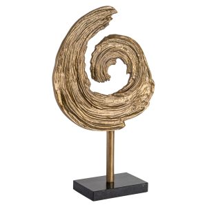 Decoratief object Swirl brass antique Richmond Interiors
